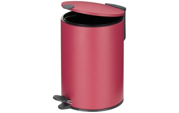 KELA Poubelle 3 L Rouge Pastel - Mats