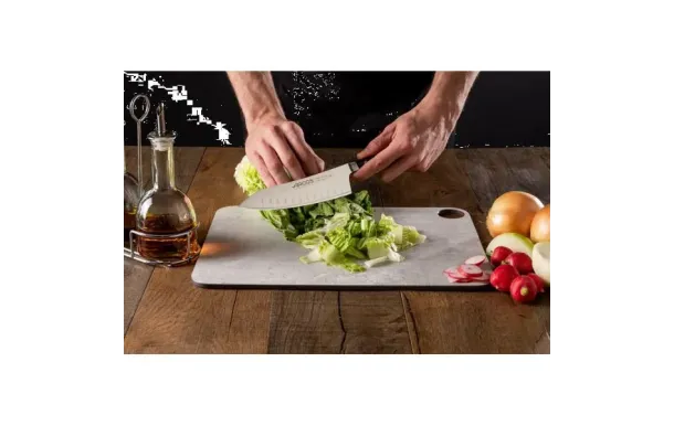 ARCOS Couteau Rocking Santoku alvéolé 18 cm - Opera