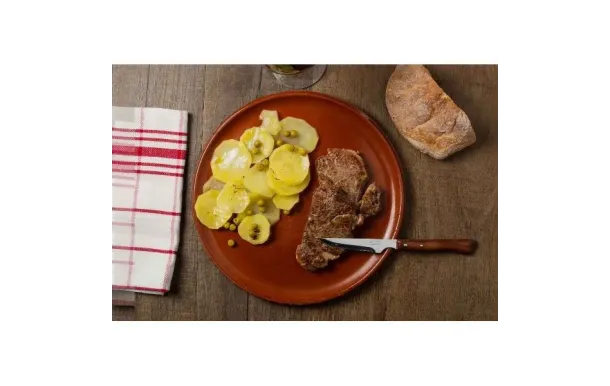 ARCOS Couteau à steak lame crantée 11 cm - Bois Brun