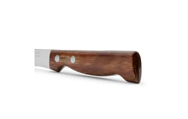 ARCOS Couteau à steak Côte à l'os lame crantée 11 cm - Bois Brun