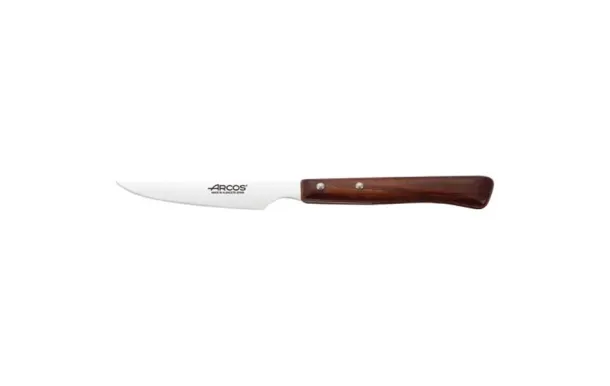 ARCOS Couteau à steak lame lisse 11 cm - Bois Brun