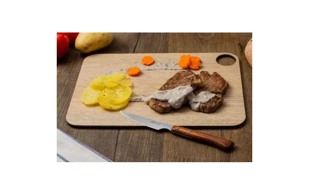 ARCOS Couteau à steak lame lisse 11 cm - Bois Brun