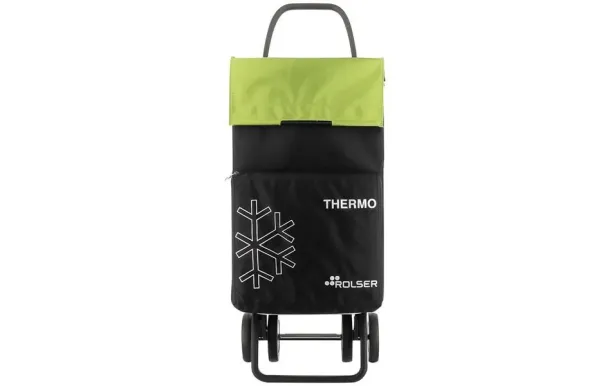 ROLSER Poussette 4 roues thermo fresh noir vert pomme