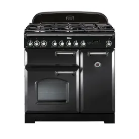 Cuisinière FALCON classic deluxe 90 - Charbon Mat satiné / Chrome - CDL90DFCB/C-EU