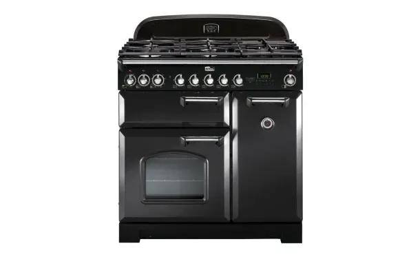 Cuisinière FALCON classic deluxe 90 - Charbon Mat satiné / Chrome - CDL90DFCB/C-EU avis comparatif