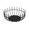 POINT VIRGULE Corbeille à fruits 25 cm Noire - Wire by Tore Bleuzé