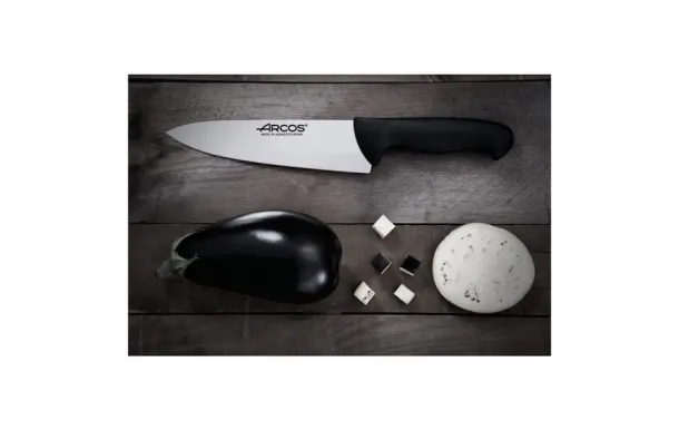 ARCOS Couteau de Cuisine 20 cm Noir - 2900