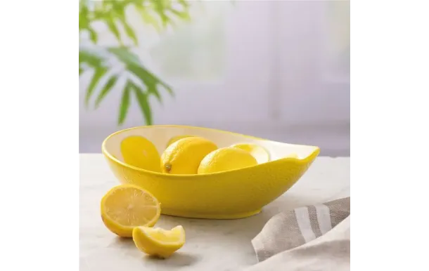 TYPHOON Bol ovale 22 cm Citron - World Food Fruits