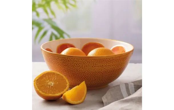 TYPHOON Bol ovale 21.5 cm Orange - World Food Fruits