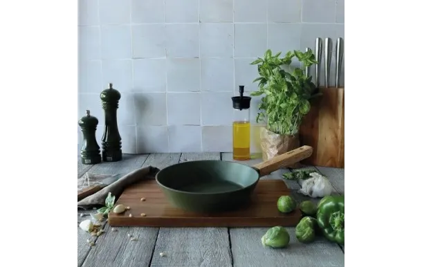 OGOLIVING Poêle 20 cm Kaki - Ector