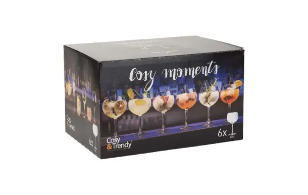 COSY & TRENDY Coffret de 6 verres à cocktail 70 cl - Cosy Moments