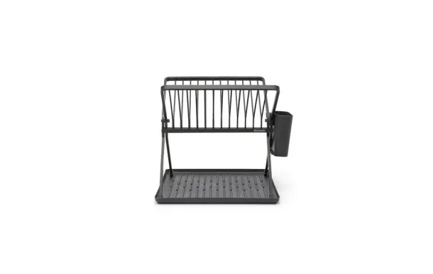 BRABANTIA Petit égouttoir pliable Dark Grey - Sink Side