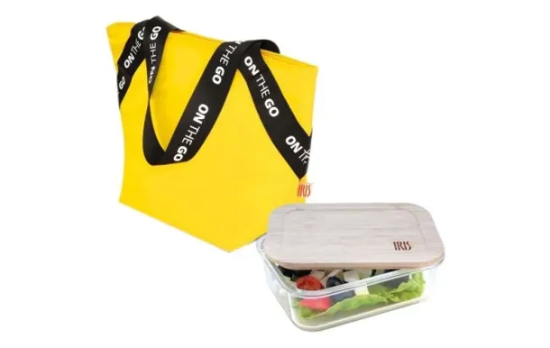 IRIS Sac isotherme Lunch Bag 3.7 L Jaune