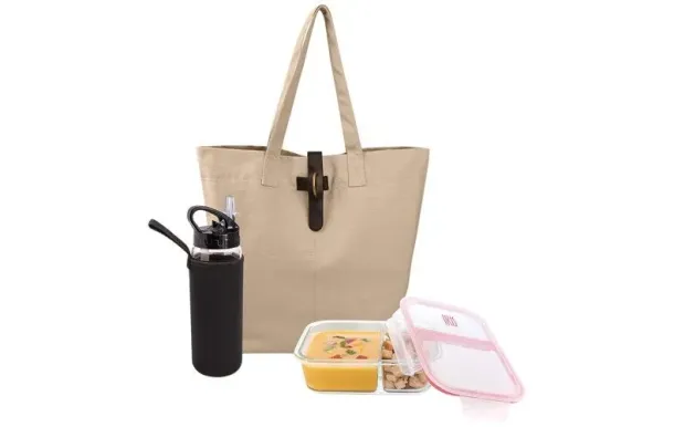 IRIS Sac Lunch Bag 15 L Sable - Natural