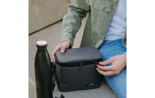 IRIS Sac isotherme Lunch Bag 4 L Noir Chiné - On The Go