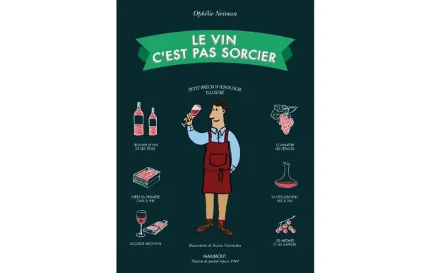 MARABOUT Livre "Le vin c'est pas sorcier"