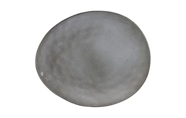 CMP Assiette plate GALET 27 cm gris