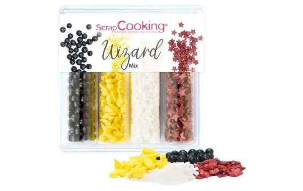SCRAPCOOKING Mix 4 décors sucrés Wizard - Sorcier