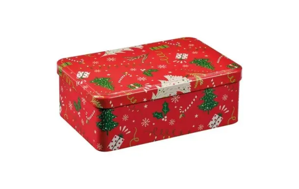 PATISSE Boîte métal 25 emporte-pièces - Sapins