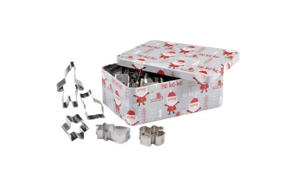 PATISSE Boîte métal 25 emporte-pièces - Père-Noël