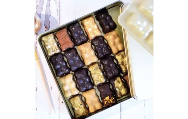 SCRAPCOOKING Coffret moule silicone - Ourson Gold - Édition Limitée