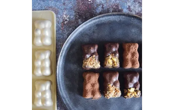 SCRAPCOOKING Coffret moule silicone - Ourson Gold - Édition Limitée