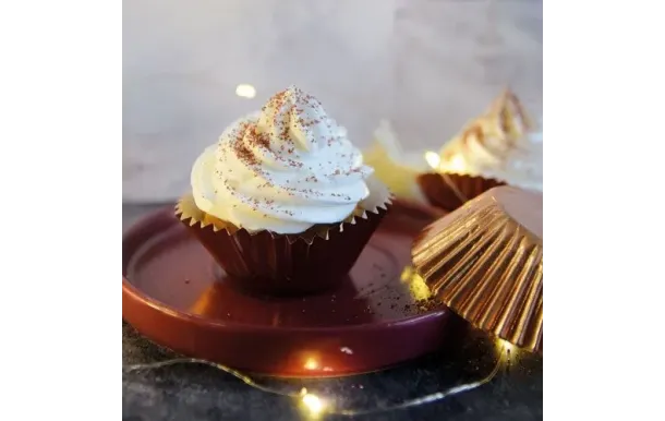 SCRAPCOOKING Lot 48 caissettes de présentation Rose Gold