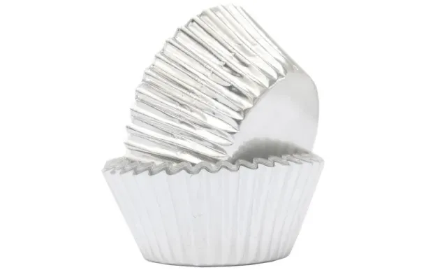 SCRAPCOOKING Lot 48 caissettes de présentation Argent