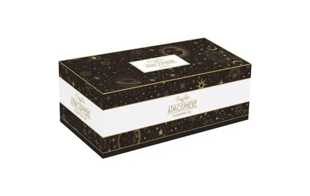 EASY LIFE CELESTE SET APERITIF 4 COUPELLES EN PORC 1468CELE