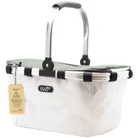 WD LIFESTYLE Panier pique-nique isotherme 20 L Blanc
