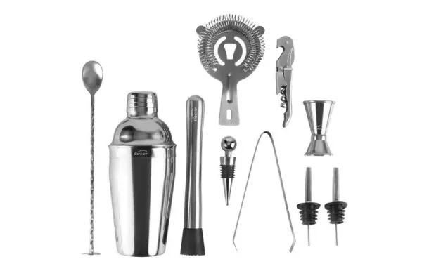 LACOR Set cocktail 10 pièces + support