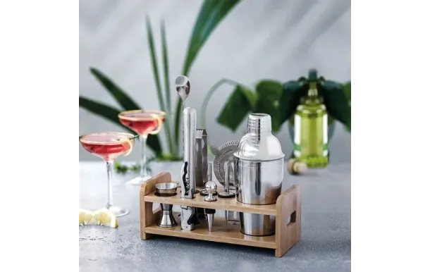 LACOR Set cocktail 10 pièces + support