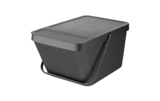 BRABANTIA POUBELLE TRI SORT & GO GREY  22X28X45 EM 277726