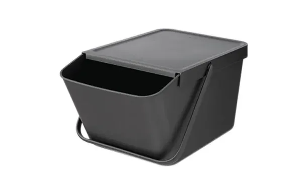 BRABANTIA POUBELLE TRI SORT & GO GREY  22X28X45 EM 277726