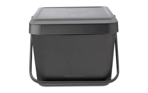 BRABANTIA POUBELLE TRI SORT & GO GREY  22X28X45 EM 277726