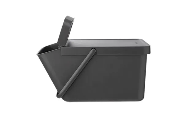 BRABANTIA POUBELLE TRI SORT & GO GREY  22X28X45 EM 277726