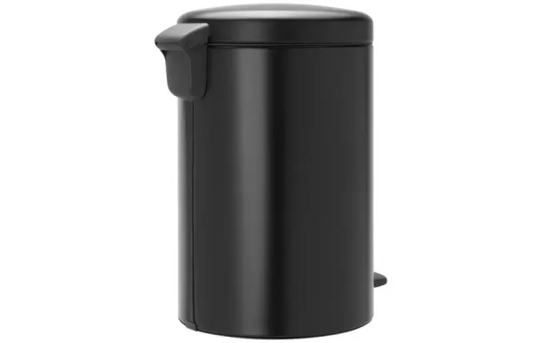 BRABANTIA Poubelle à pédale 20 L Matt Black - New Icon