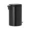 BRABANTIA Poubelle à pédale 20 L Matt Black - New Icon