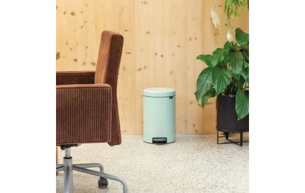 BRABANTIA Poubelle à pédale 12 L Jade Green - New Icon
