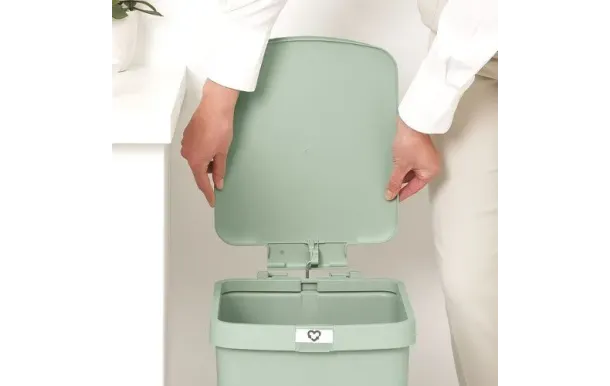 BRABANTIA Poubelle à pédale 25 L Jade Green - Step Up