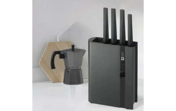 RICHARDSON SHEFFIELD EDGE NOIR BLOC 5 COUTEAUX