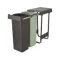 BRABANTIA Poubelle encastrable 2 x 30 L - Sort & Go Built-In