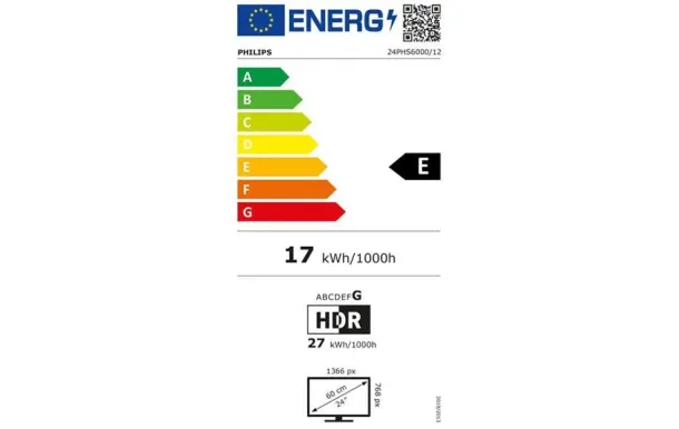 PHILIPS TV LED HDTV - 24PHS6000 