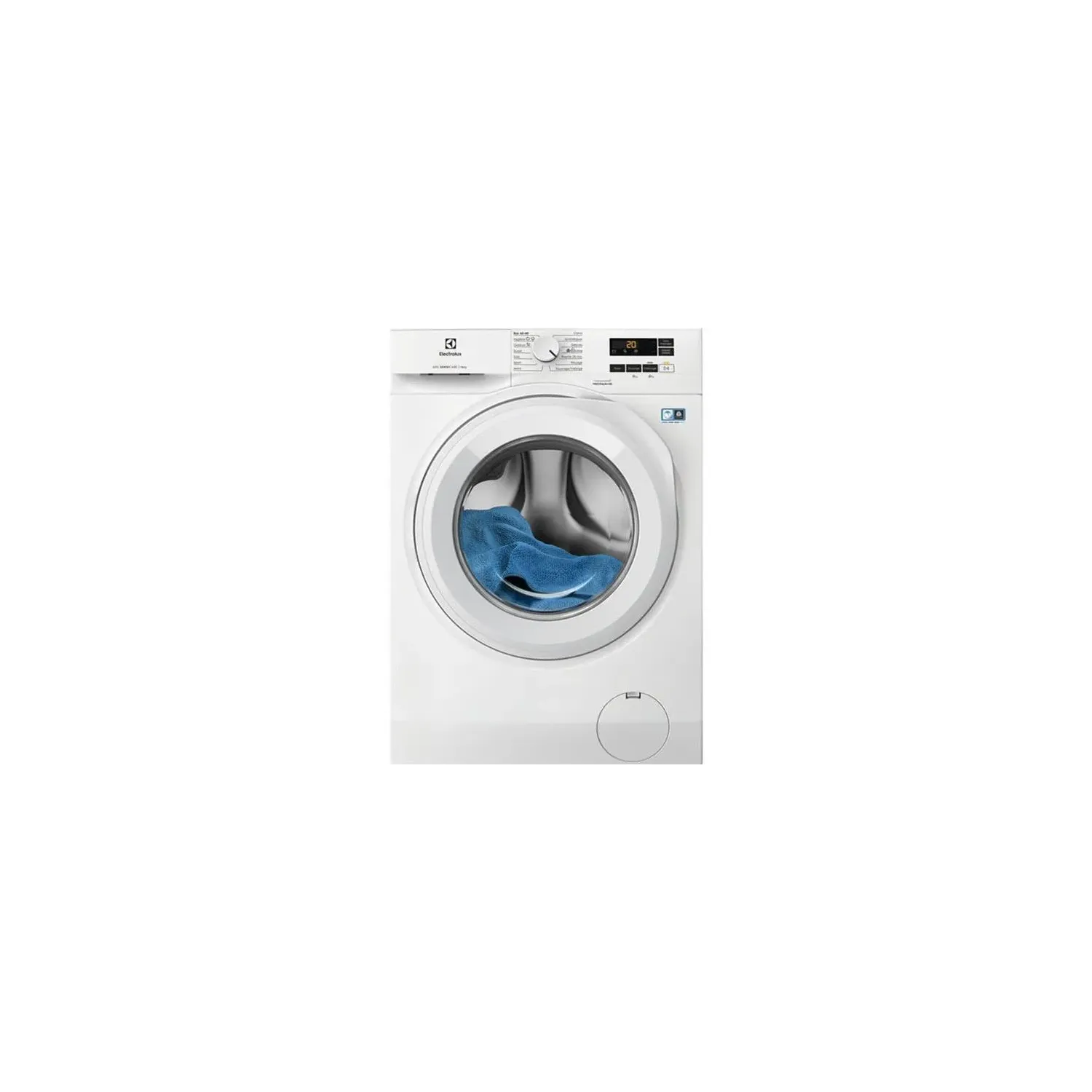 LAVE LINGE FRONTAL ELECTROLUX EW6FI5120WA 10 kg 1400 Toursmin SensiCare 600 - vue 3