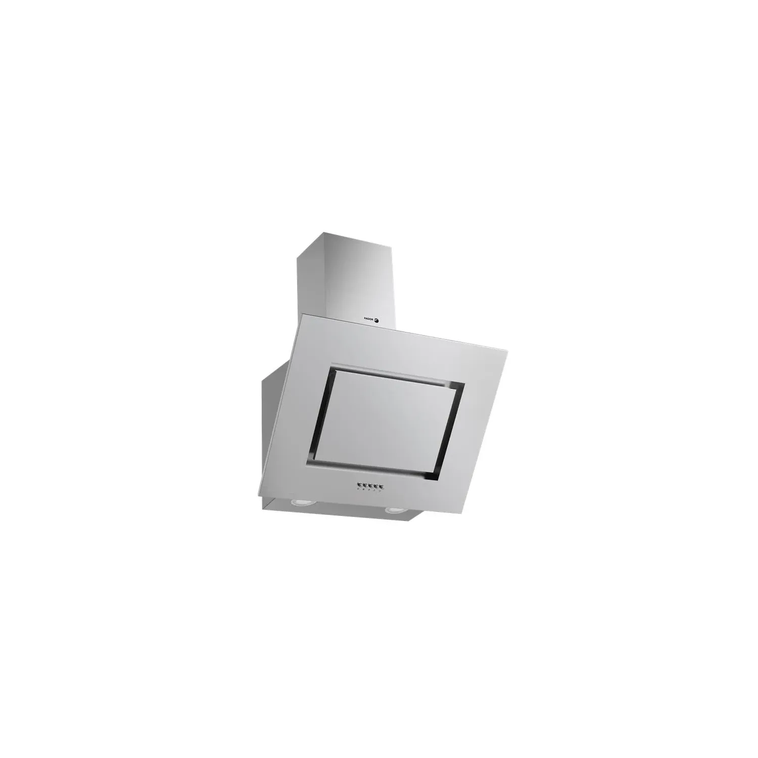 Hotte déco murale inclinée 60cm Inox Aspiration : 608m3h Filtre à FAGOR FHI6600A - vue 3