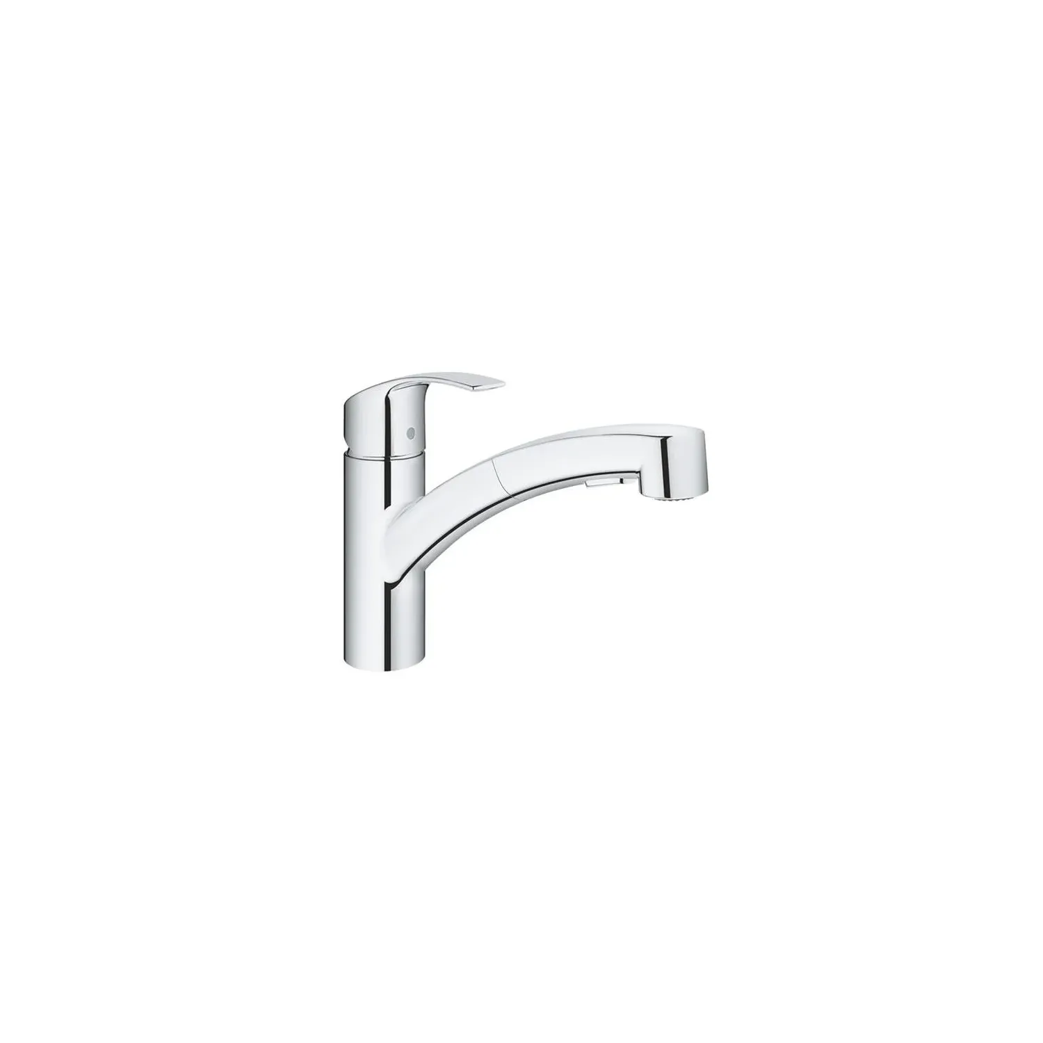 Mitigeur évier à douchette GROHE Eurosmart 2021 Chromé Monotrou 490 mm de hauteur - vue 2