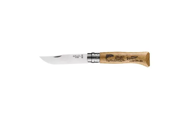 OPINEL Couteau Poisson - Tradition N°8 Gravure Animalia 