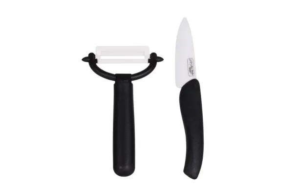 JEAN DUBOST Set Couteau Office 8 cm + Éplucheur - Céramic 