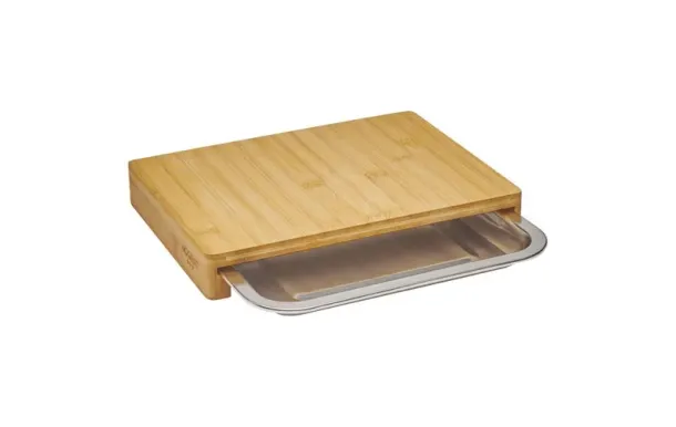 GUILLOUARD Planche à découper 28.5 x 21 cm + bac inox 