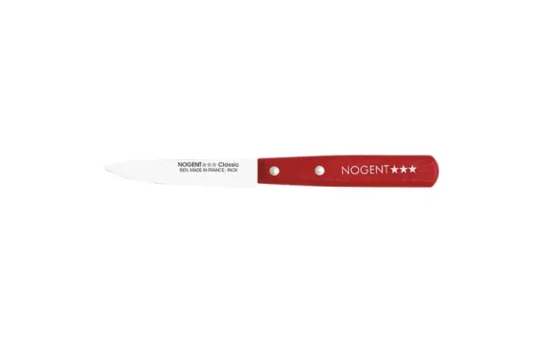 NOGENT Couteau Office 9 cm Rouge Cerise - Classic Bois 